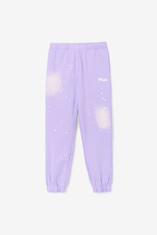 Fila Raleigh Tie Dye Jogger Pants Purple - Womens - 17950CWIH